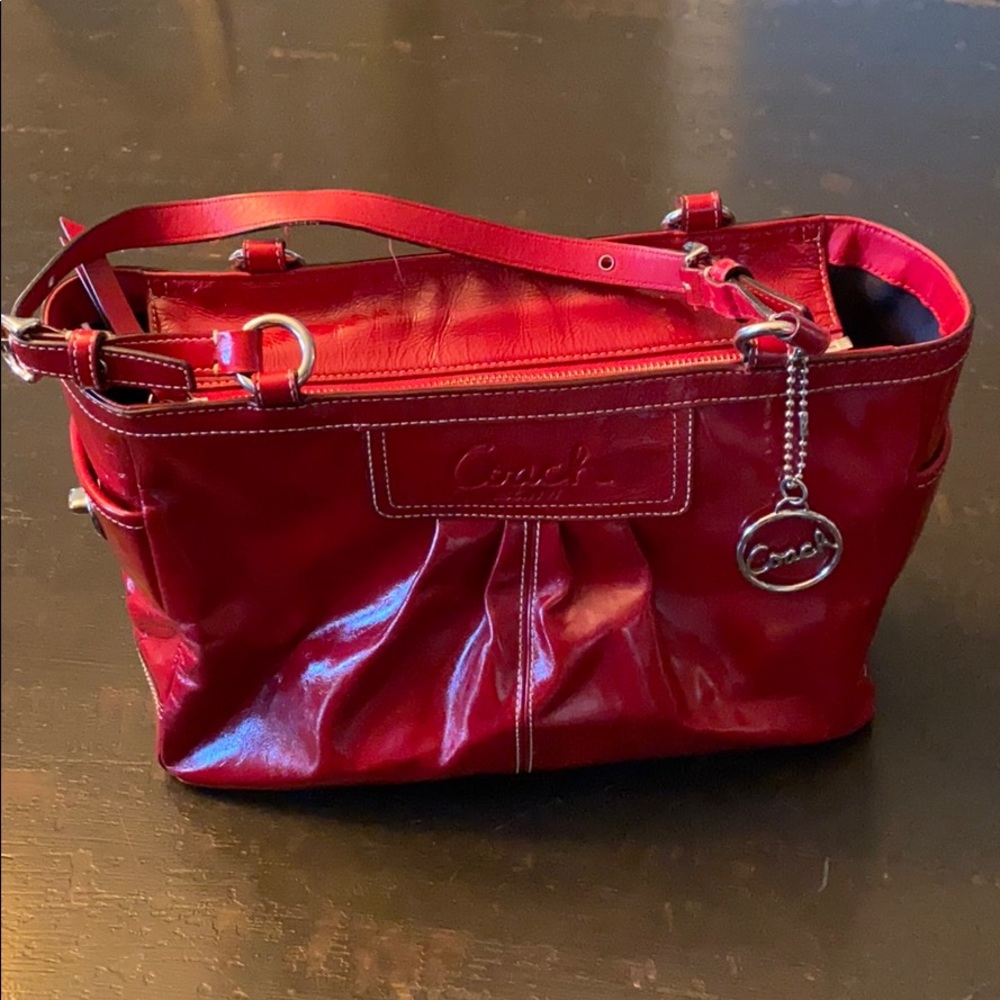 Coach leather purse